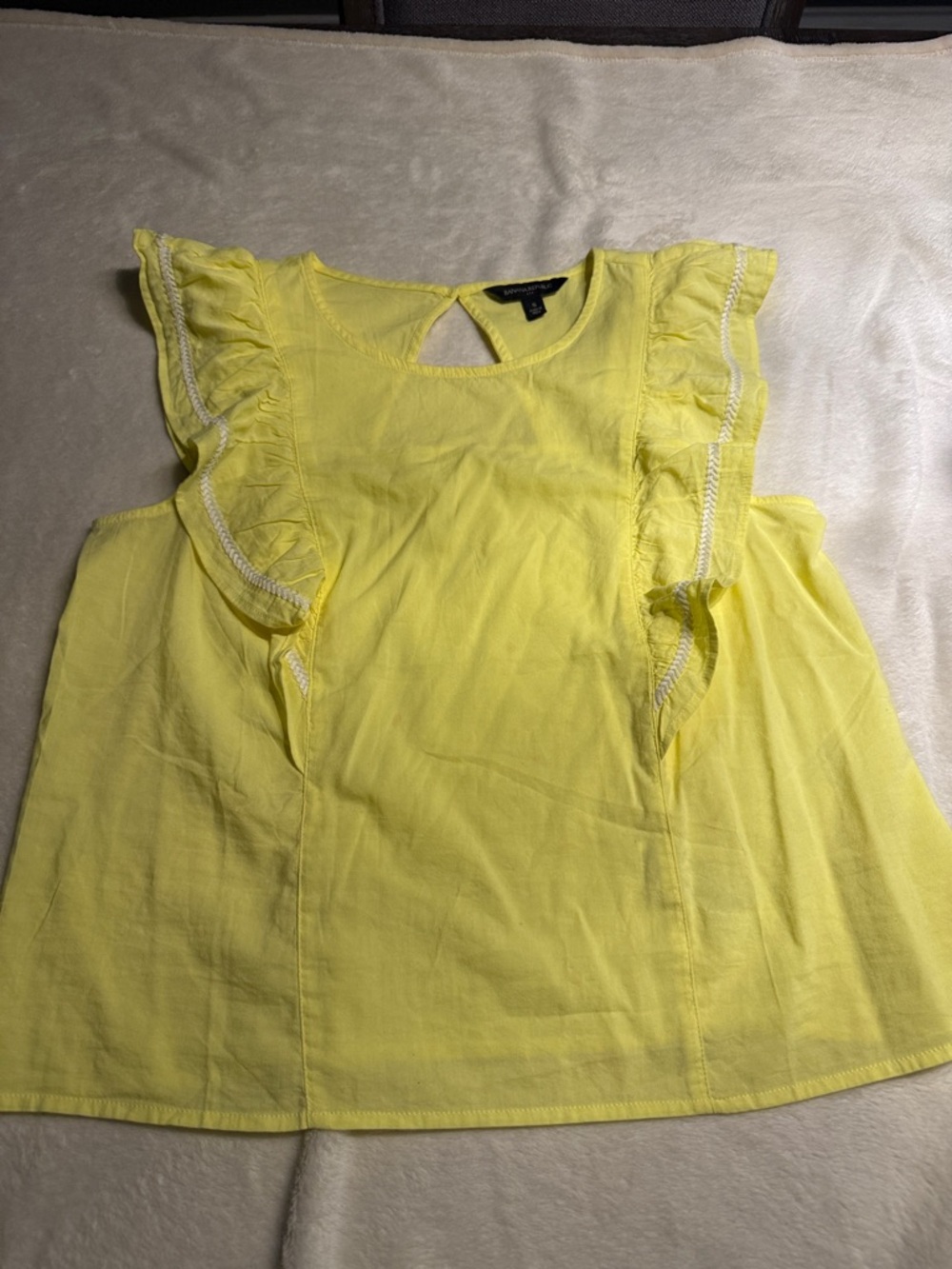Banana Republic Yellow Sleeveless Top